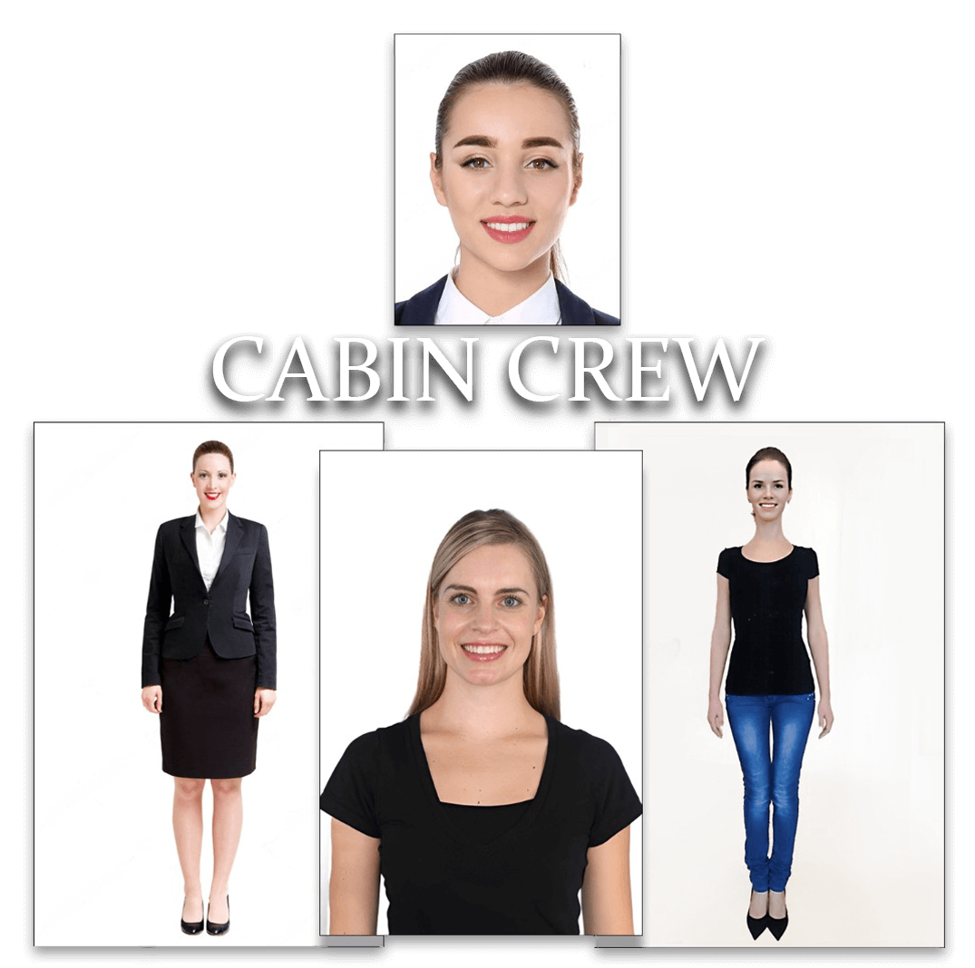 Walk-in now for cabin crew photoshoot